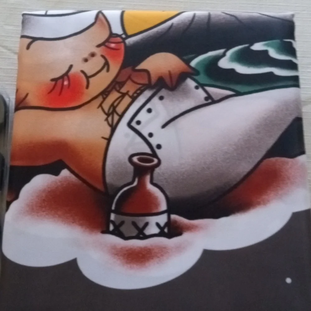 Kewpie Sailor Shower Curtain & Hooks New